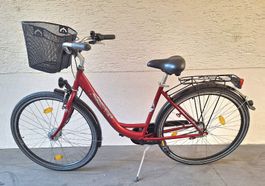 Damenvelo Challenge rot Nabenschaltung Shimano Nexus