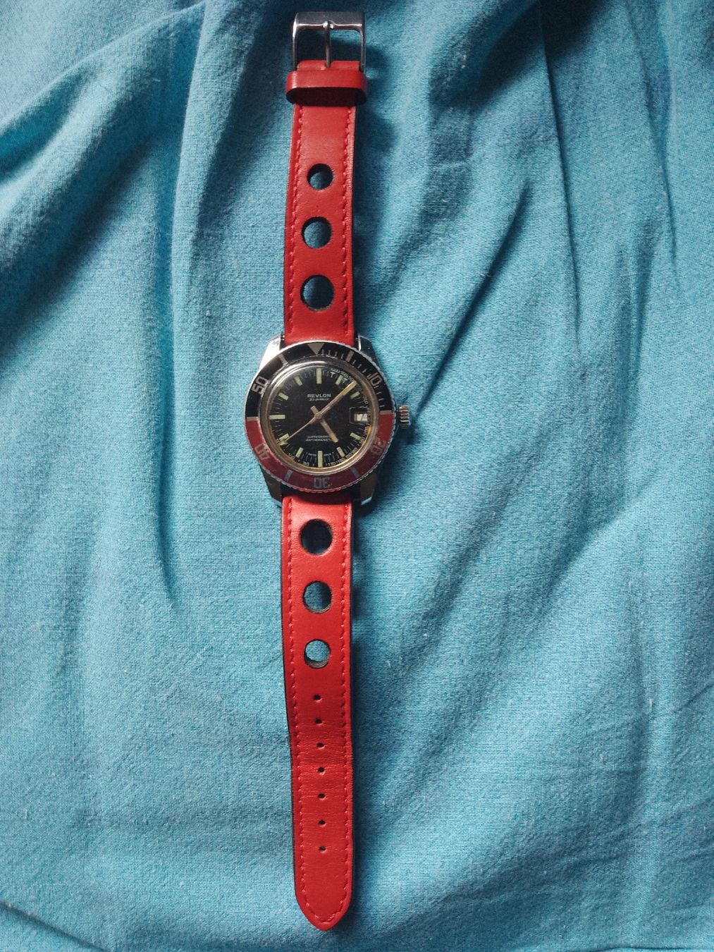 Swiss Orologi: Revlon Diver's Sub Vintage 39mm läuft  – Usato da Agno venduto da sam2608 3