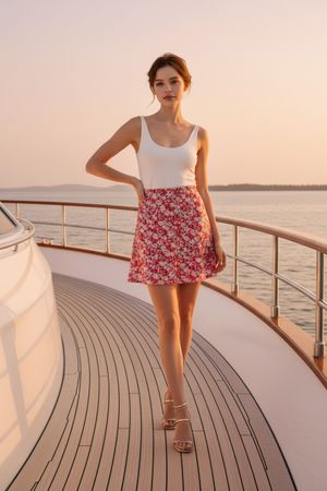 Jupe Grace & Mila Pearl Rouge - neuve - XL