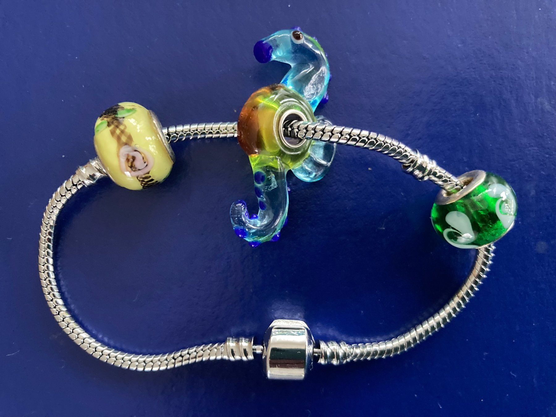 Armbänder & -reifen: Modeschmuck  Arm-Kette Bracelet mit 3 Beads – Neu (gemäss Beschreibung) aus Subingen von ArtBead 4