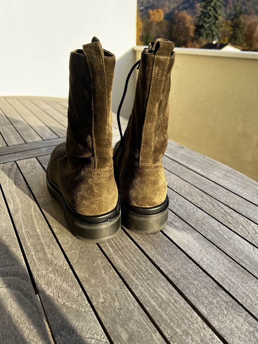 Scarpe da donna: Bottines lacées Ralph Harrison daim vert olive 41 – Usato da Caslano venduto da Elena61 2