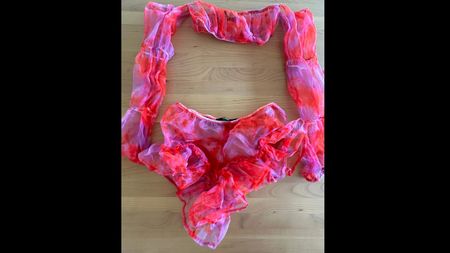 Set Top und kurze Hose Tüll Rüschen