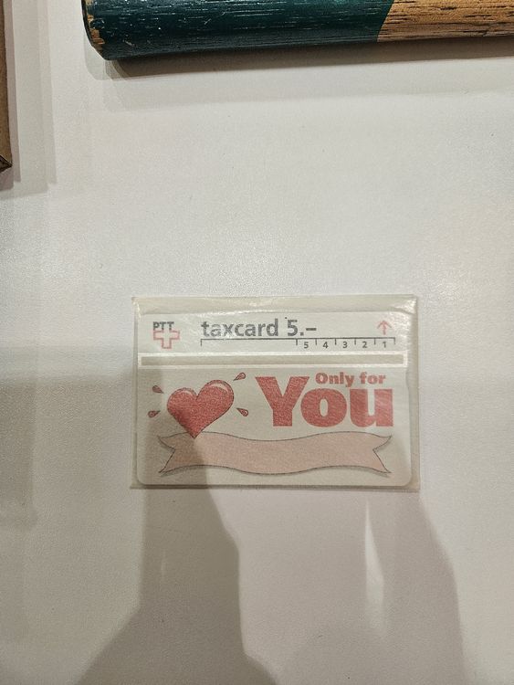 Cartes de téléphone: Alte Taxcard PTT Fr. 5 "Only for You" - Top Zustand! – Neuf (Voir description) à Wiler b.Utzenstorf par Ired