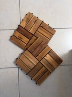 Holz Bodenfliesen Klickfliesen neuwertiger Zustand