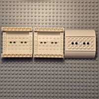 Lego 3x Neigung 8x8x2 (54091) weiss