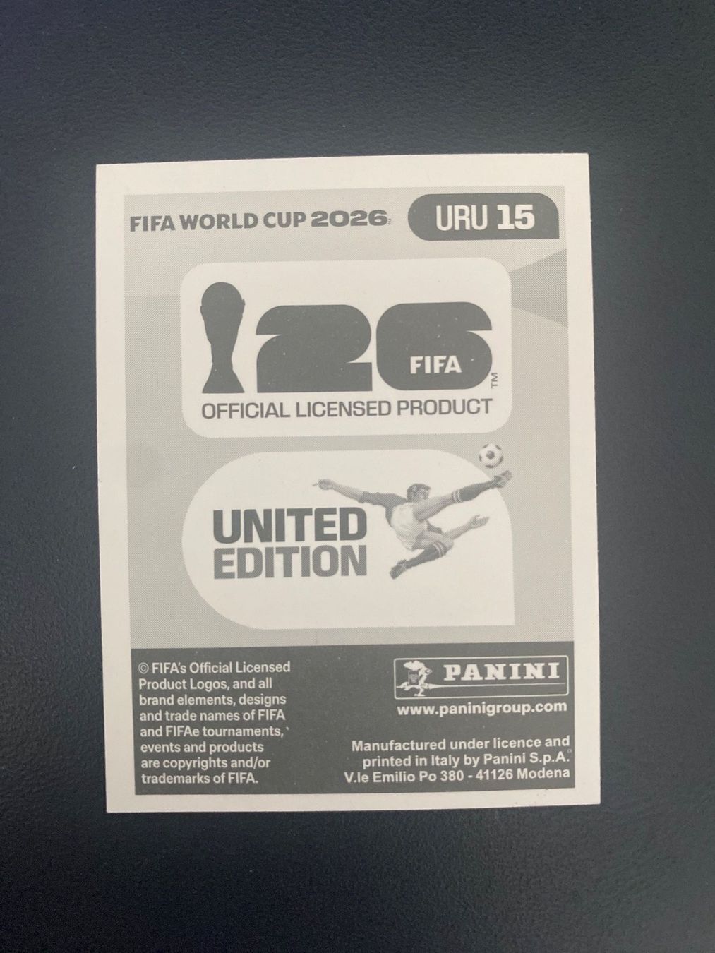 Panini Carte collezionabili: Panini FIFA World Cup Sticker URU 15 – Nuovo (secondo la descrizione) da Glattbrugg venduto da riseca 1