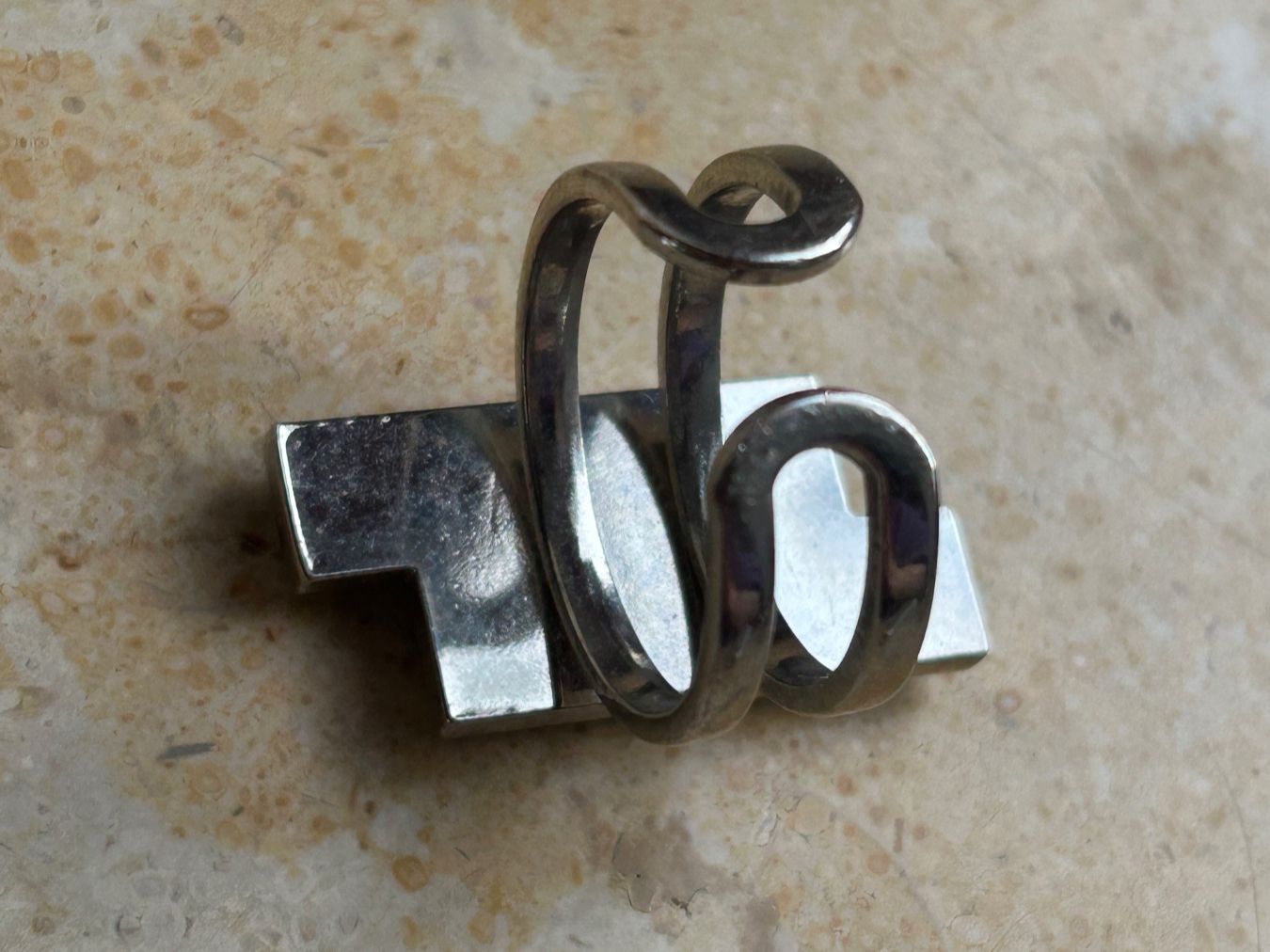 Ringe: Ring grau-weiss (Grösse 54) – Gebraucht aus Laufen von Bellebellezza 4