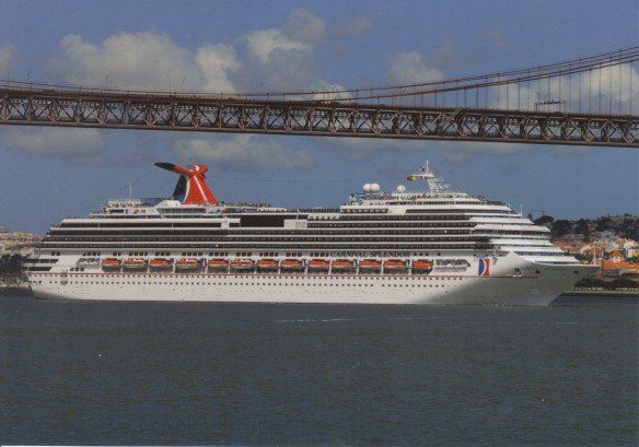 Cartoline postali: Carnival Splendor – Usato da Zuerich venduto da OceanLinerPostcards