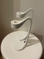 1 Paar weiße Ikea JATTEVIKTIG Kerzenhalter, Monika Mulder