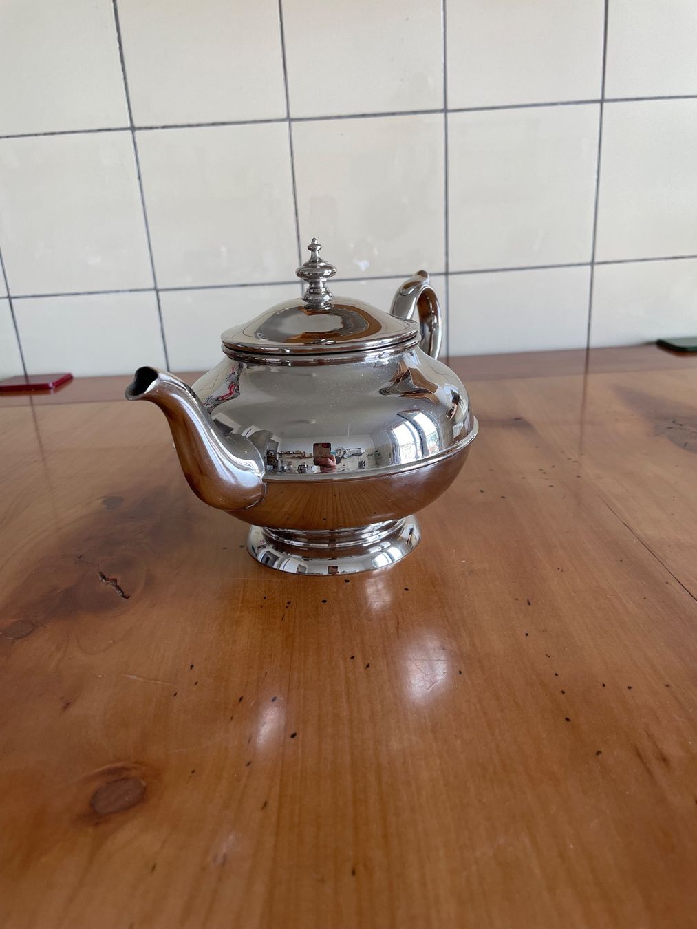 Teekannen: théière argentée – Gebraucht aus Lausanne von Elpi2014 1