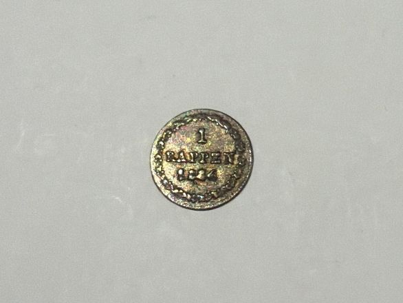 Tutti le monete: (2928) Bern 1Rappen 1836 Stgl – Usato da Rüthi (Rheintal) venduto da erdnuessli1