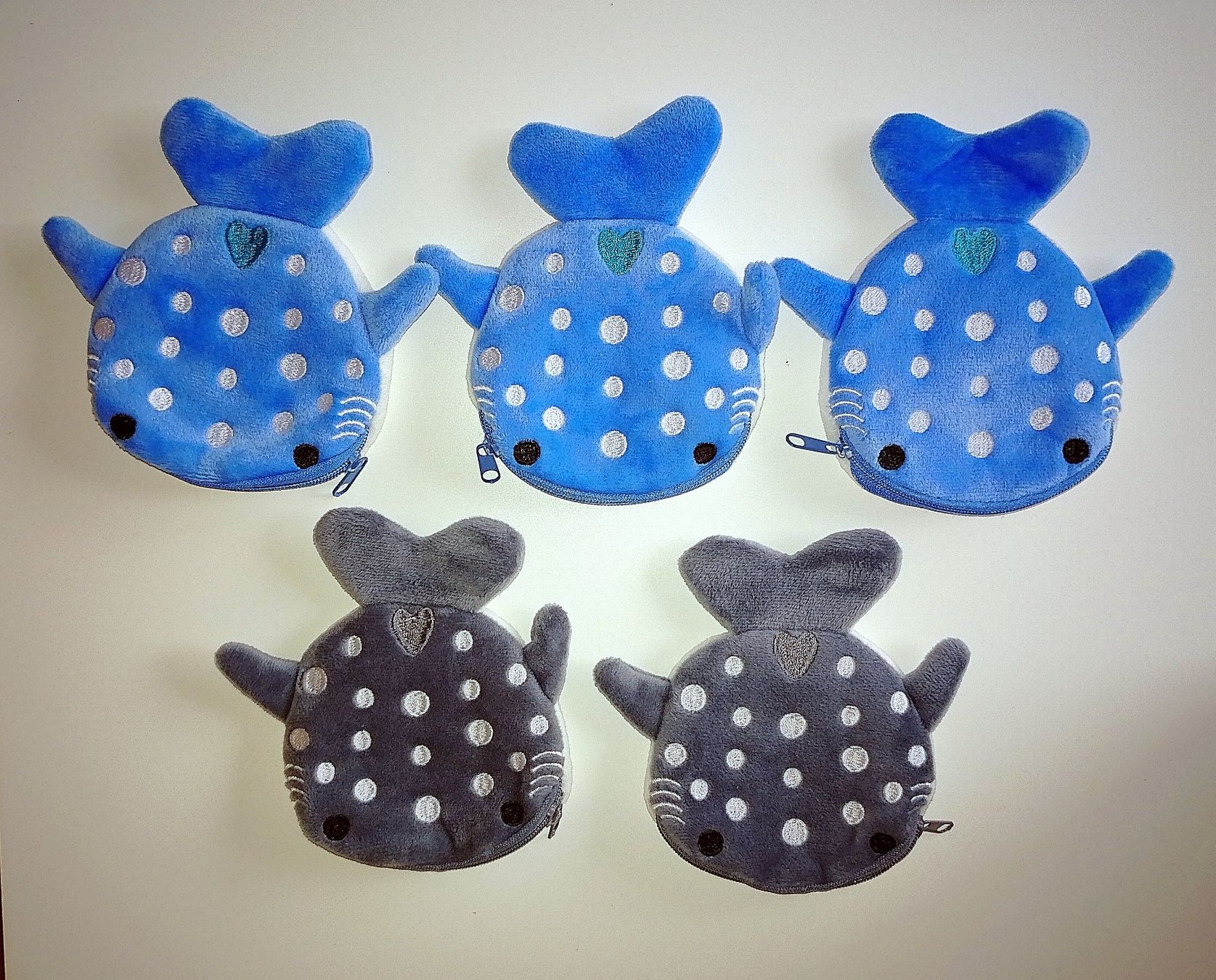 Sonstiges für Kind & Baby: Kinder Portemonnaie - Haifisch - Grau oder Blau – Gebraucht aus Brunnadern von -Amarilis-