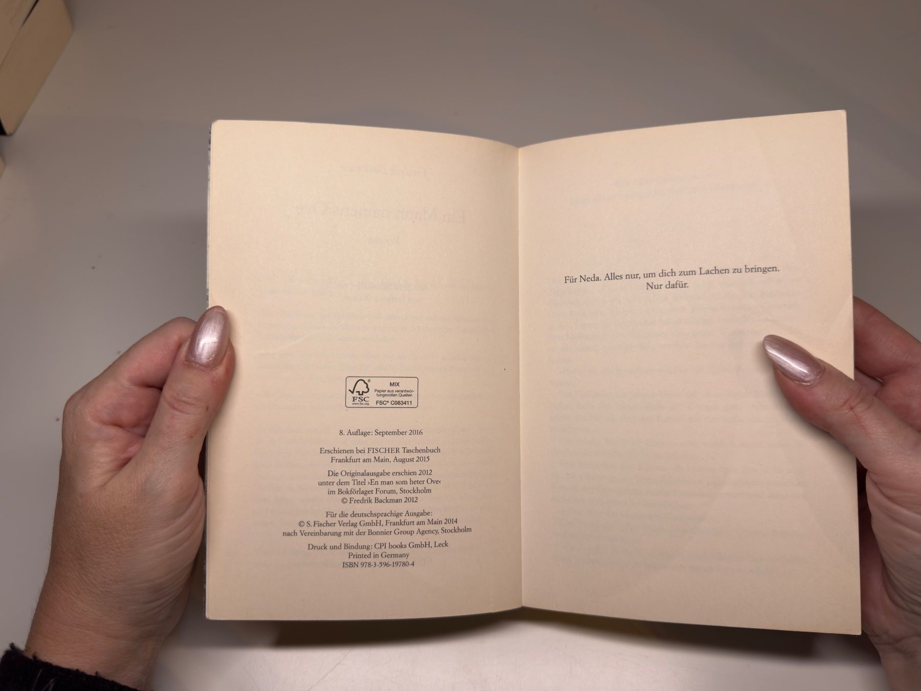 Libri: ROMAN: Frederik Backmann: Ein Mann namens Ole – Usato da Grosswangen venduto da Deutsche_Romane 2
