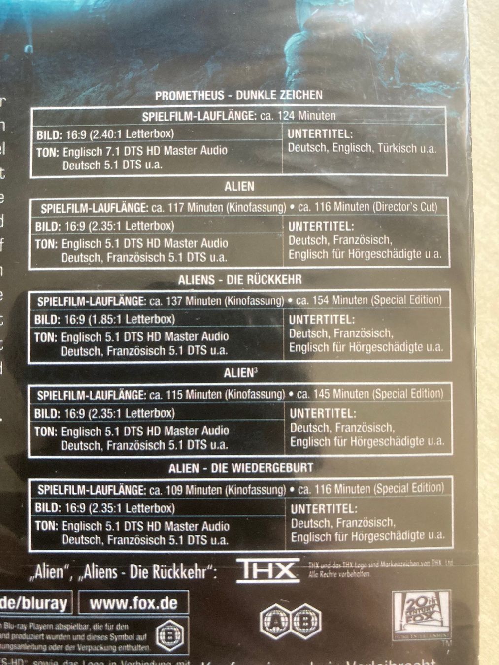 Alle DVDs: Prometheus to Alien - Evolution – Neu und originalverpackt aus Baden von  1
