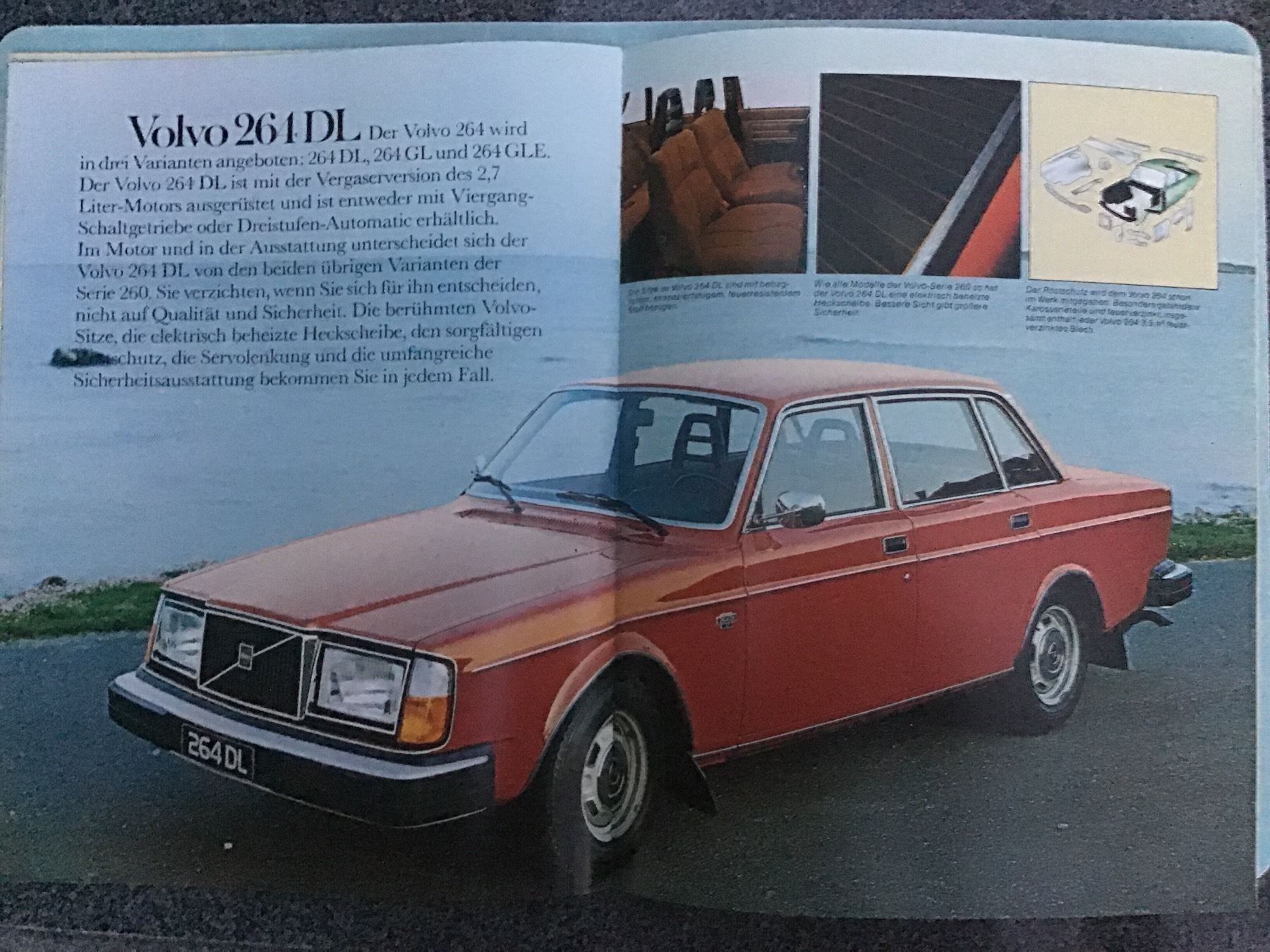 Volvo Documents: Volvo 264 Verkaufsprospekt Febr. 1977 – D'occasion à Scherzingen par Starseller62 3