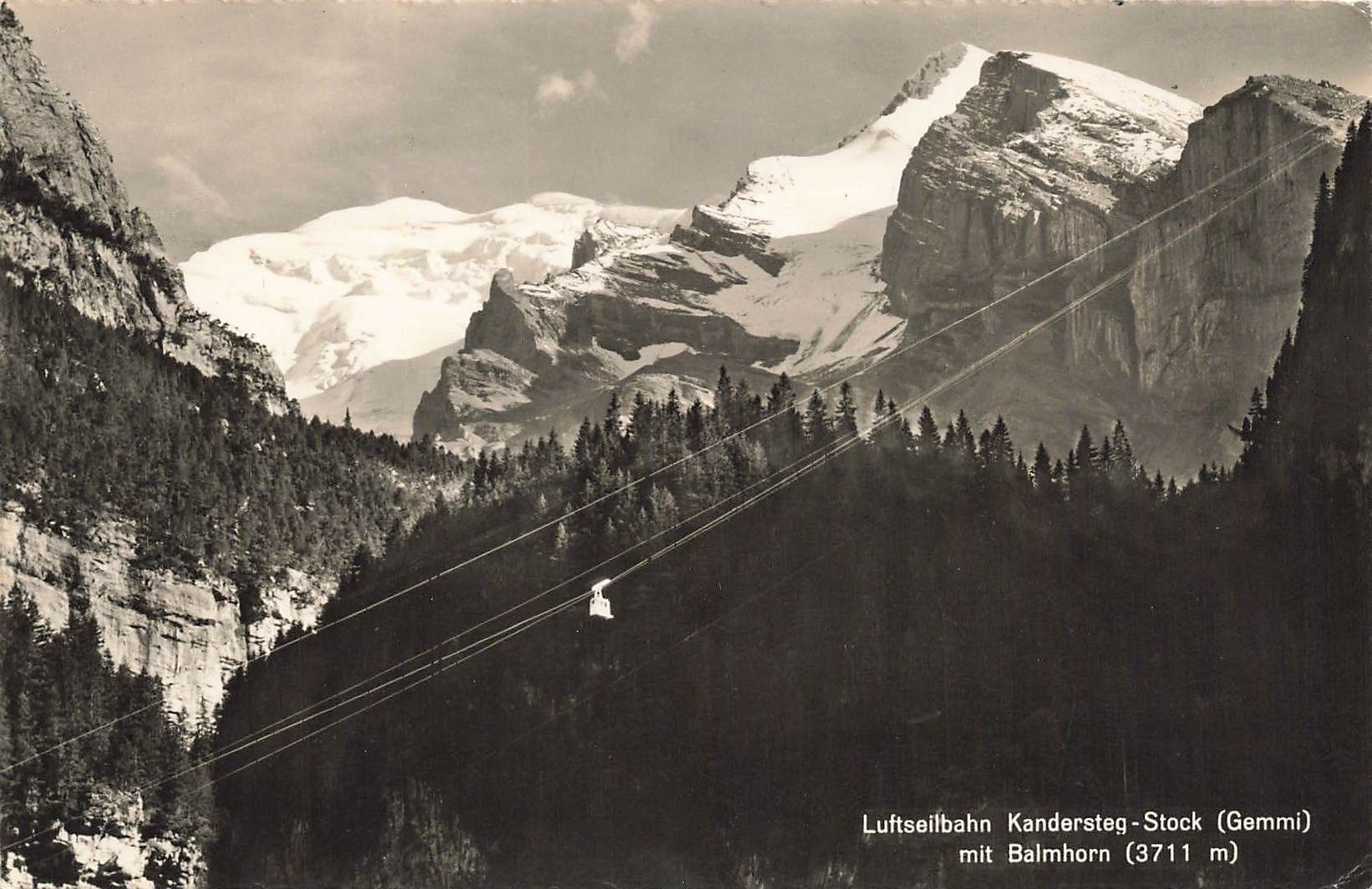 Cartoline postali: Luftseibahn kandersteg stock – Usato da Biasca venduto da Blenio71
