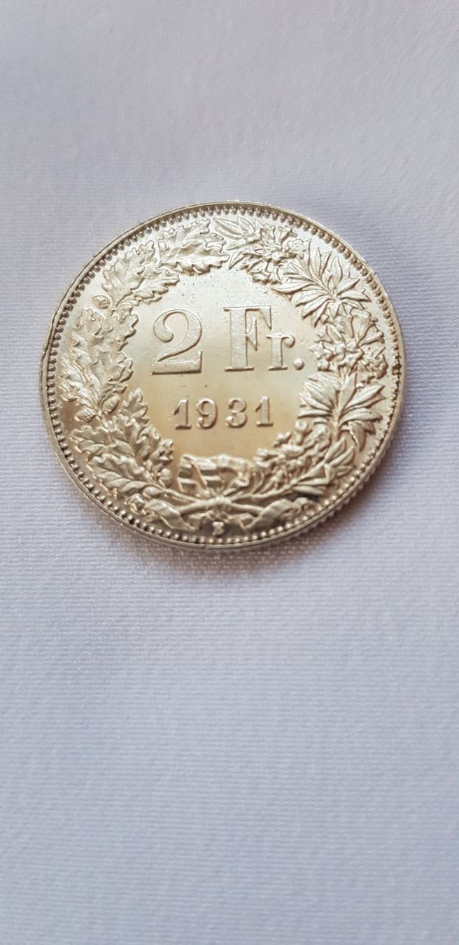 Tutti le monete: 2 Franken 1931 Schweiz – Usato da Dällikon venduto da Toyfan