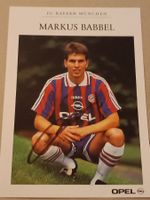 Markus Babbel - Handsignierte Bayern München Karte