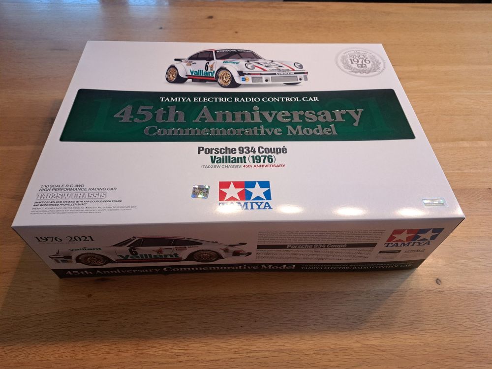 Tamiya 47477 Porsche 934 Vaillant 45th Anniv. (47477) (Neu und ...