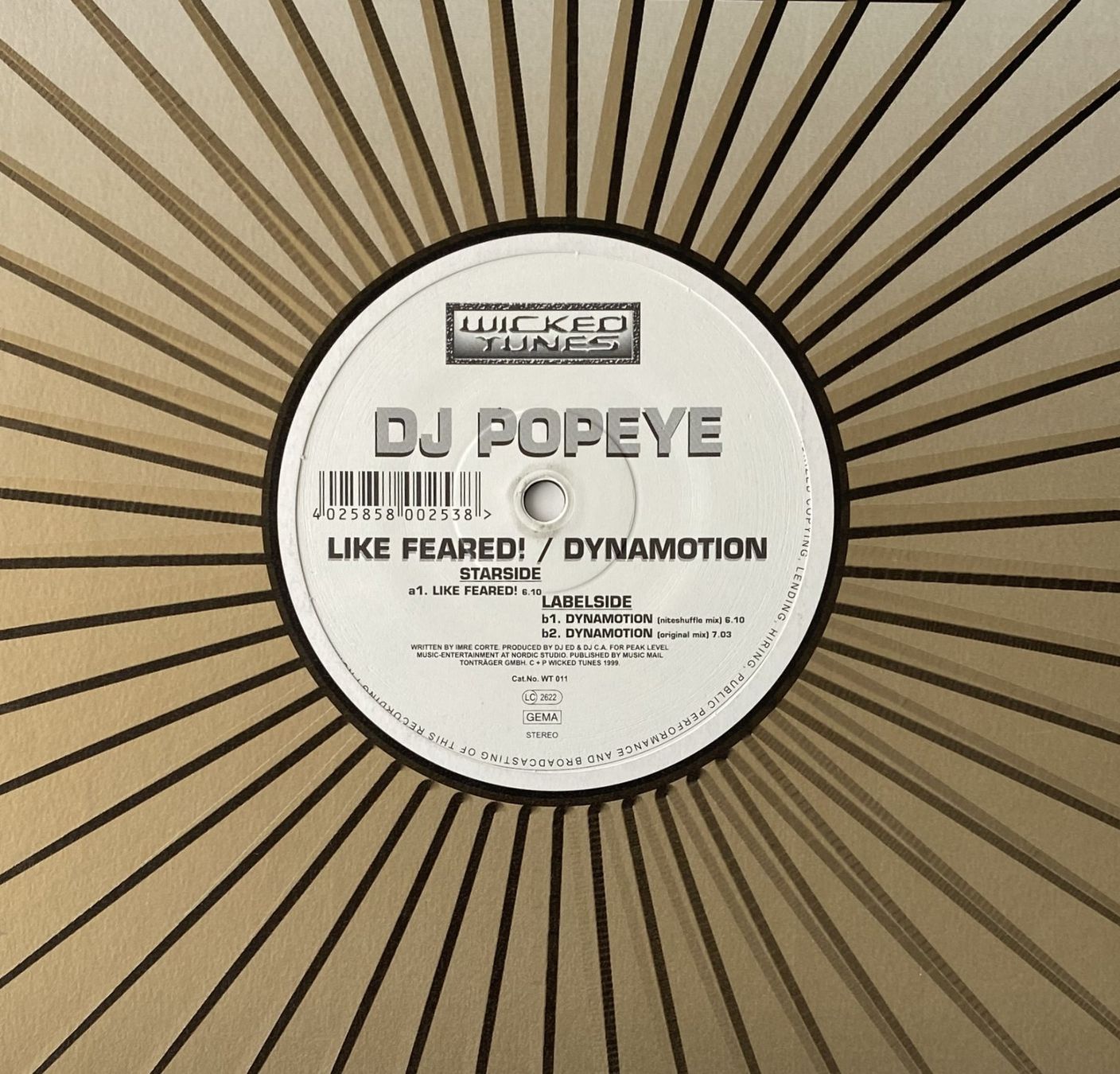 Dischi in vinile: DJ Popeye, Like Feared, Dynamotion (Trance) – Nuovo (secondo la descrizione) da Flums venduto da Empe1 2