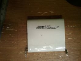 Polypropylen-Folienkondensator 10,0 MFD 600 VDC