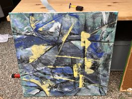 Abstraktes Bild ,80x82 cm (34)