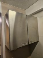 Edelstahlschrank Wandmontage Doppelttür Regal Küche Bad