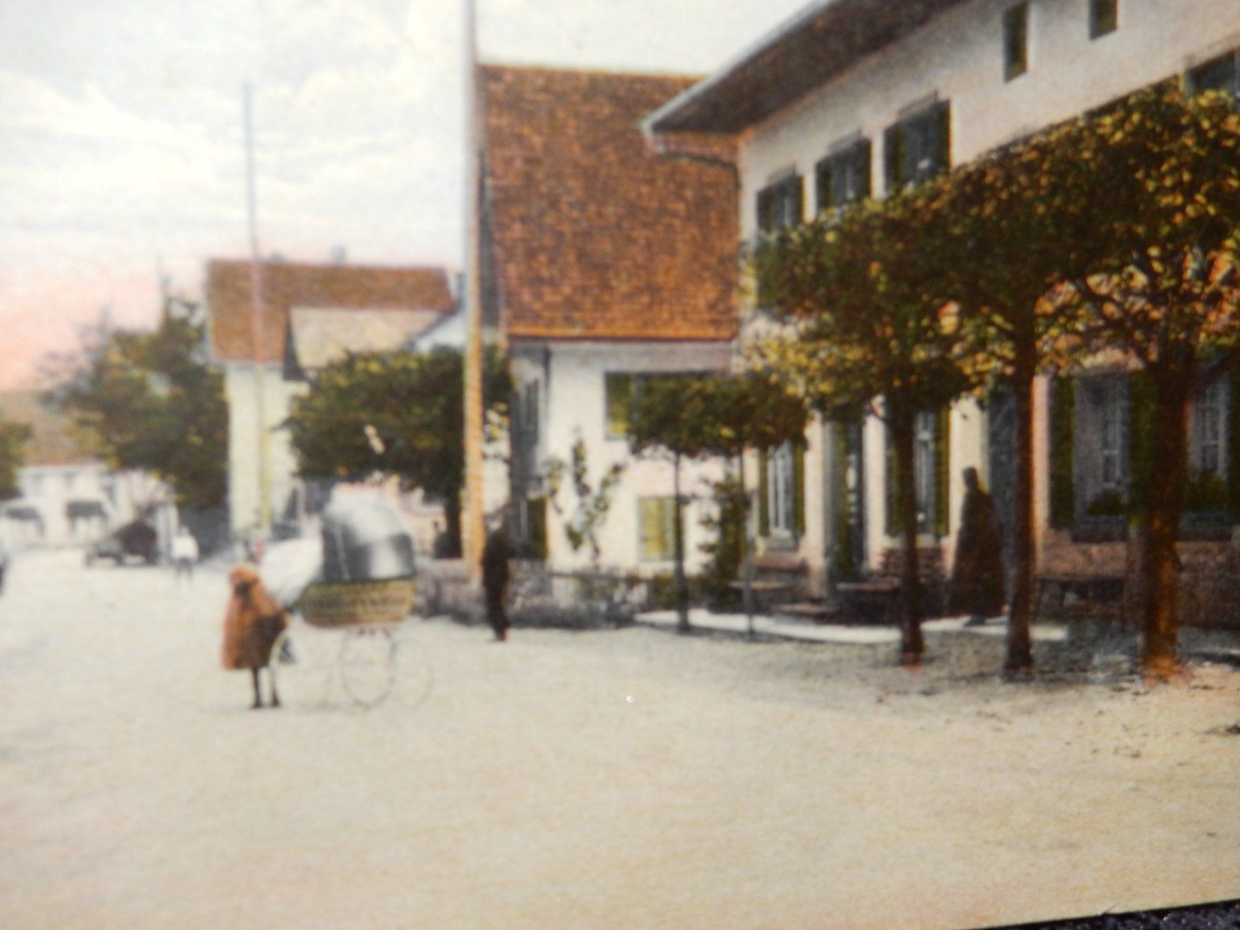 Cartoline postali: Dorfpartie Seon um 1920 farbig – Usato da Boniswil venduto da Weibo12 1