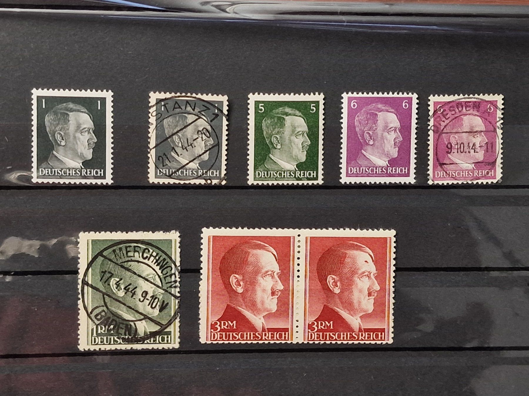 Tutti i francobolli: Deutsches Reich 781b/784b/785b - postfrisch & o – Usato da Aesch LU venduto da briefmarken.uray 1