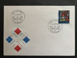 PP 153 auf Brief Foire Nationale Lausanne 11.9.71