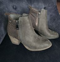 stylische, braune Stiefeletten -  Grösse 38/neu