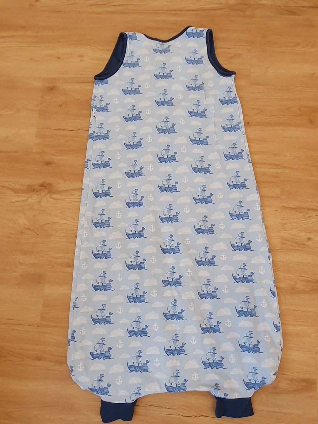 Babauba Handmade Schlafsack mit Fssen, Schiffe blau 98 /110 (Defekt) in  Heinrichswil fr CHF 8  mit Lieferung auf Ricardo kaufen