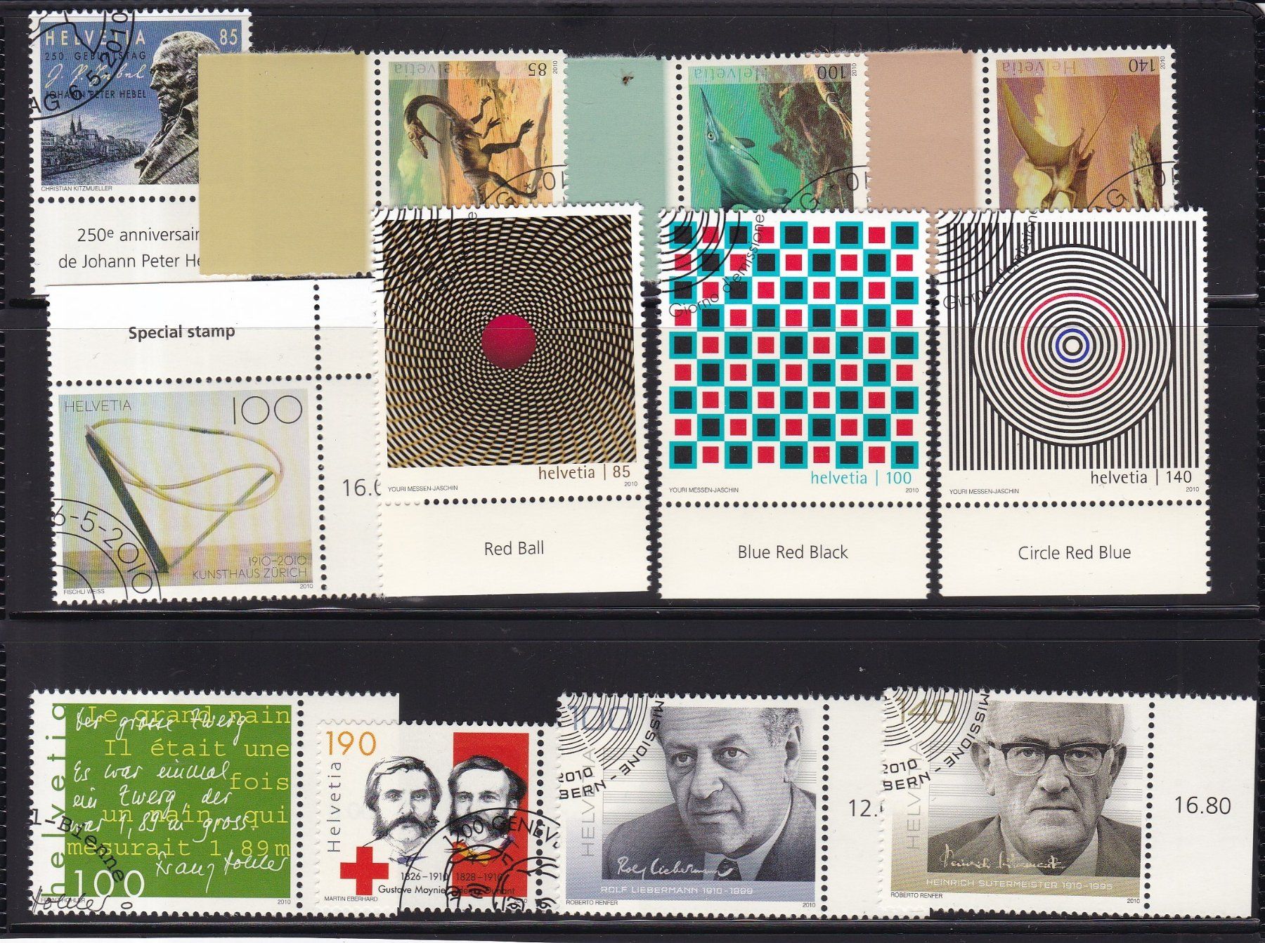 Tutti i francobolli: CH Briefmarken Lot 2010 & 2011, ET – Usato da Münchwilen AG venduto da Nesar 2