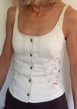 Top neuf, tissu rafraîchissant, t.34, marque Italienne