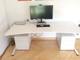 Verstellbarer Bürotisch, top Qualität/Design von Steelcase