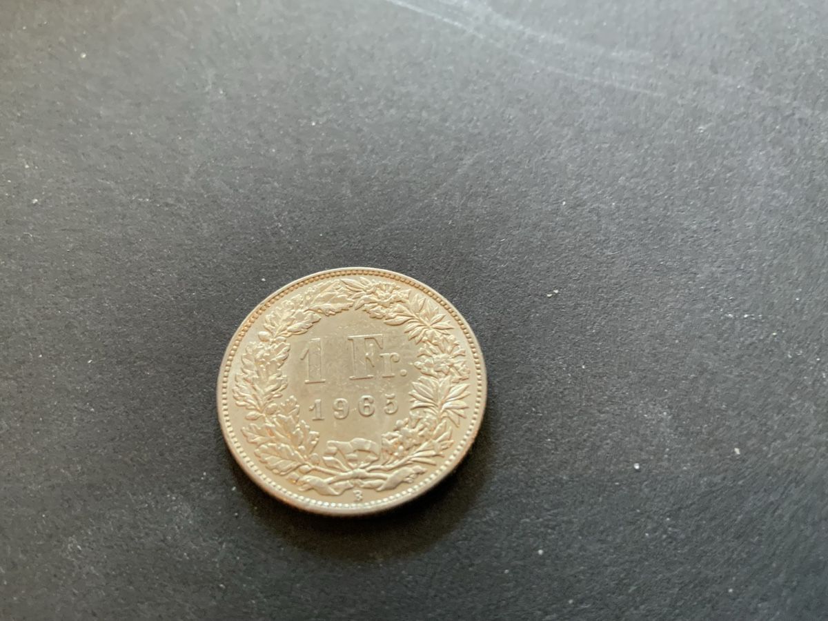 Alle Münzen: 1965 EINFRÄNKLER SILBER  – Gebraucht aus Beinwil am See von Ricri 1