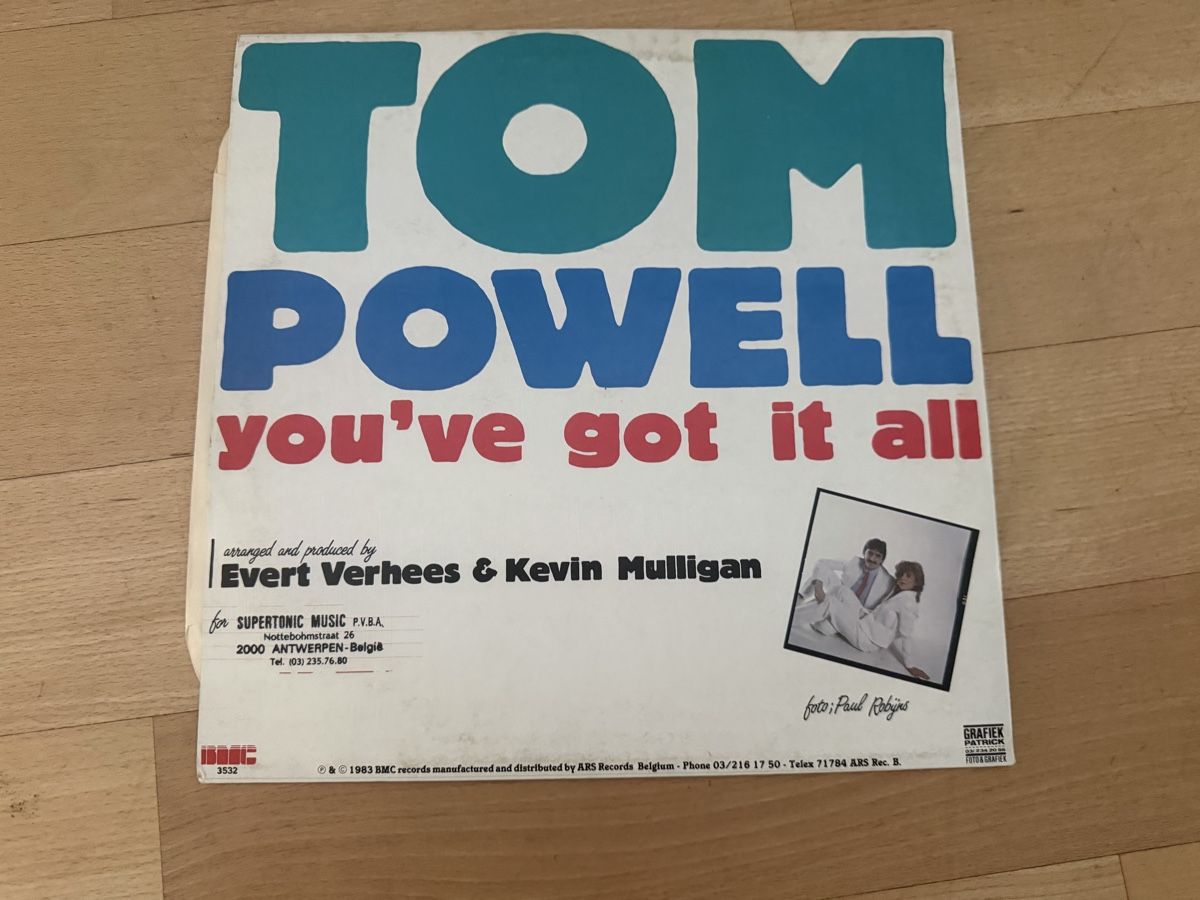Dischi in vinile: Tom Powell you've got it all Schalplatte – Usato da Zürich venduto da Orionos 1