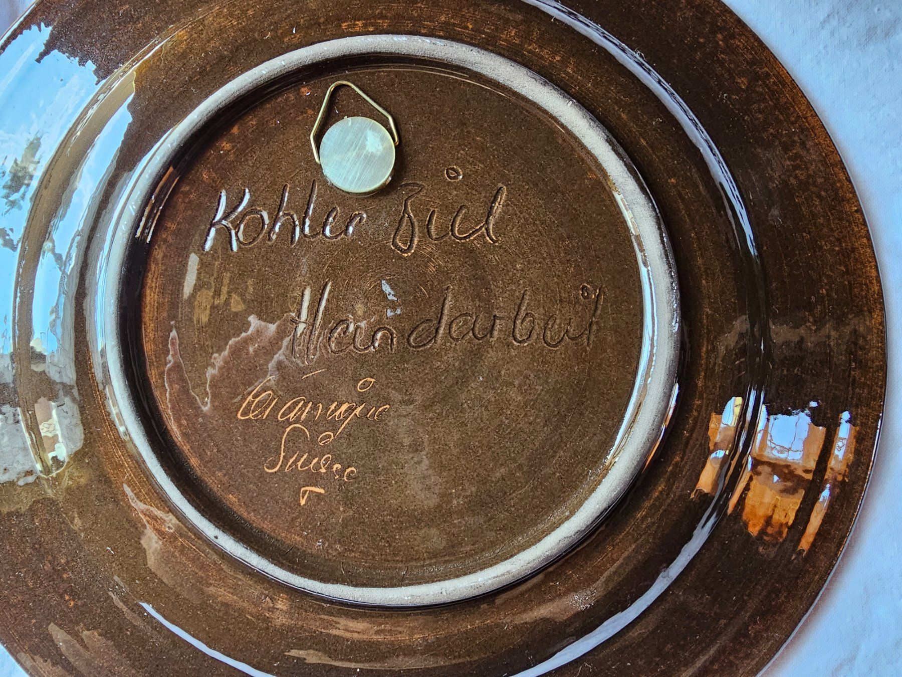 Teller: Bemalte Zierteller – Gebraucht aus Bigenthal von Westerngirl 2