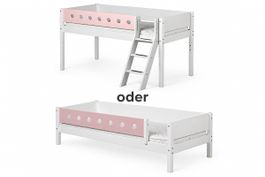 Flexa white Kinderbett mit Zusatz Halbhochnett