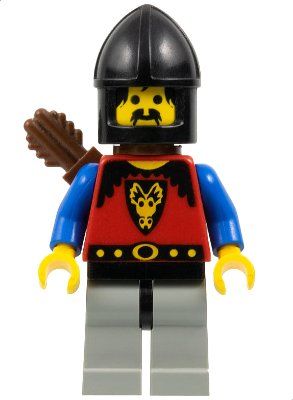 Lego Baukästen: Lego Dragon Knights ( cas245) seltene Figur – Gebraucht aus Basel von Swi-7621
