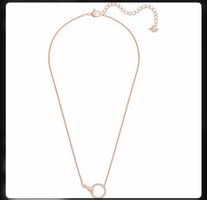 Rose gold Swarovski necklace #luxury #jewelry