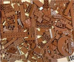 LEGO 150 Verschiedene Braune Teile -F12