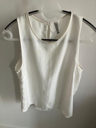 Stradivarius TOP weiss Grösse L