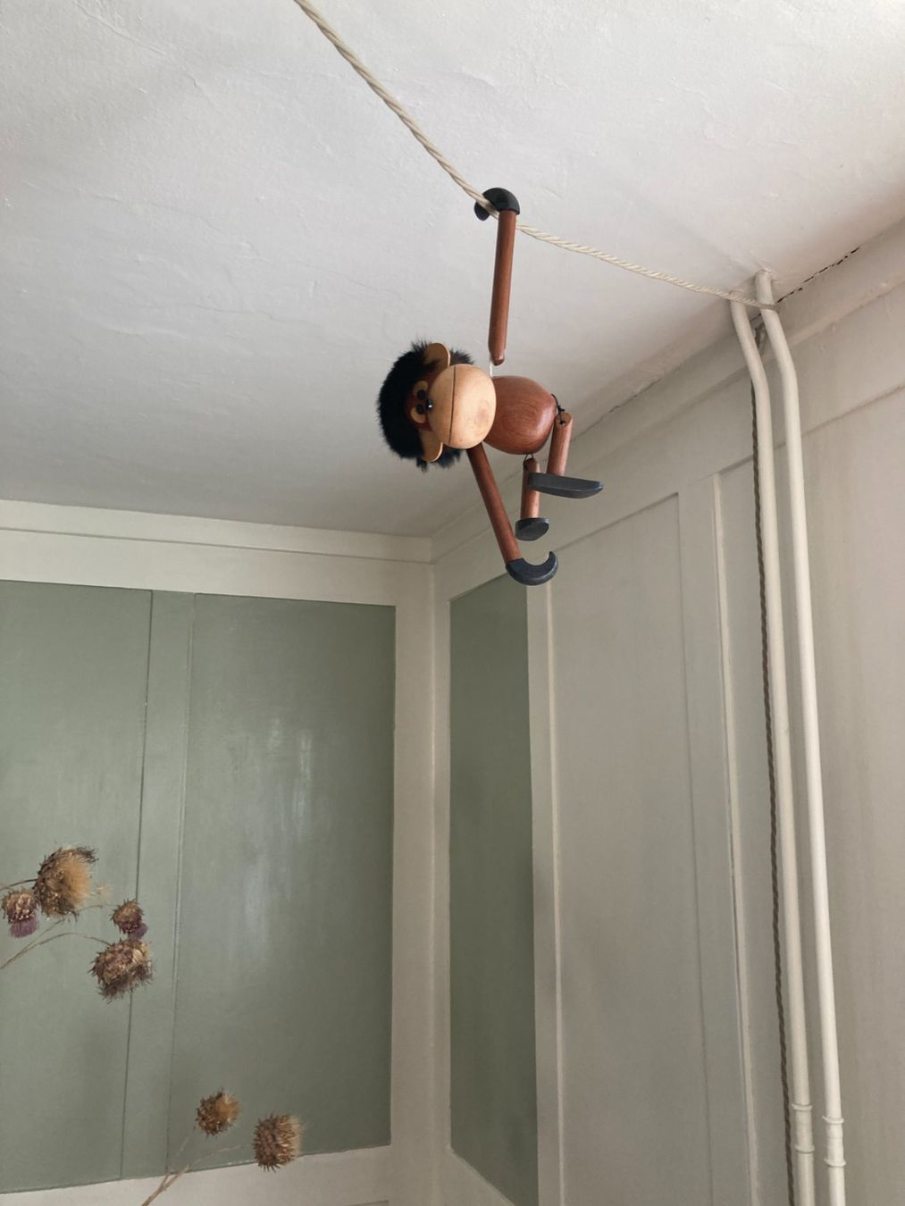 Figuren: Teakholz-Figur Affe (Vintage) – Gebraucht aus  von  2