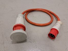 Starkstromadapterkabel CEE 63 (male) auf CEE 125 (female)