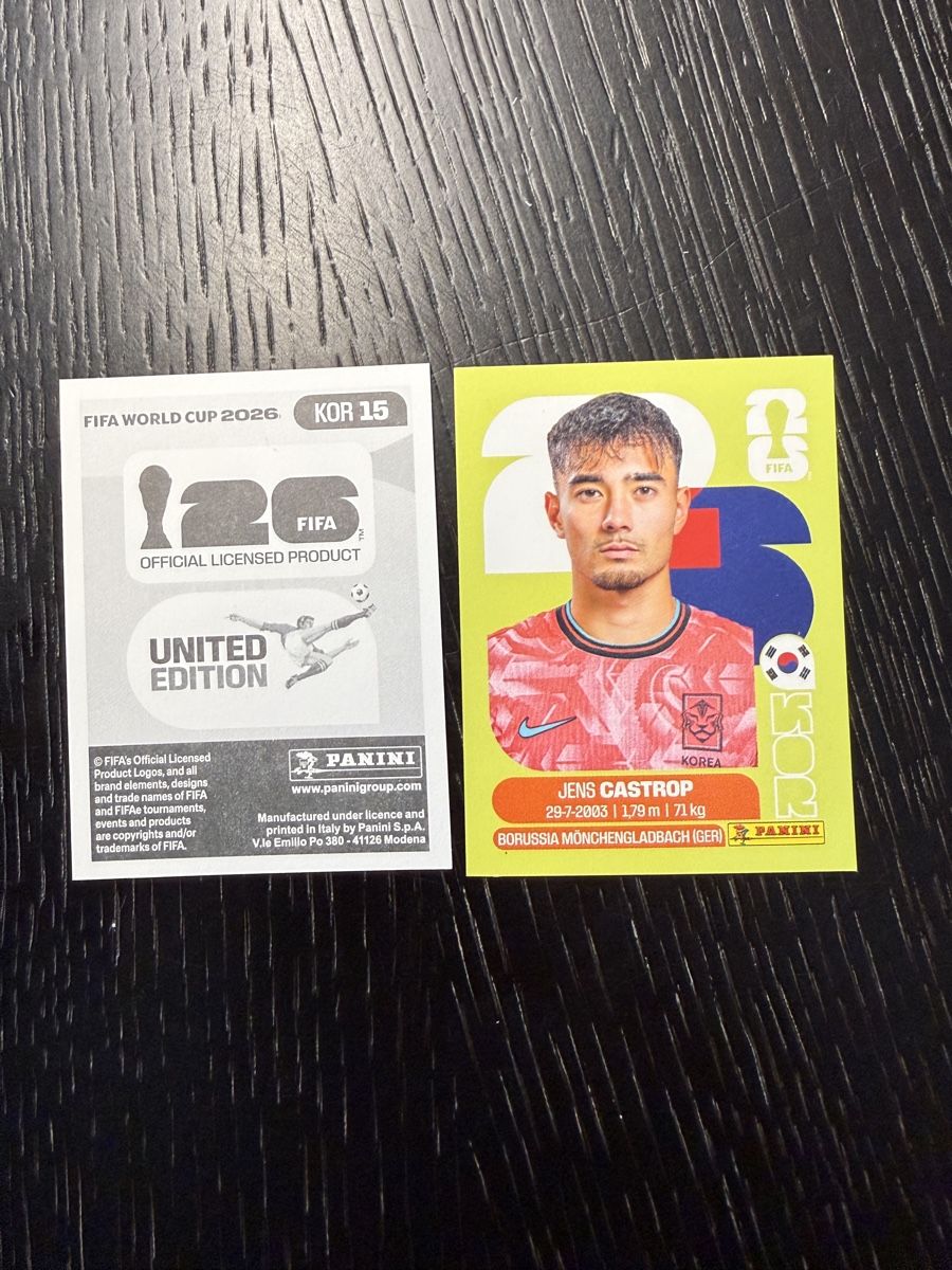 Panini Album: Panini FIFA World Cup 2026. KOR 15 – Nuovo (secondo la descrizione) da Oberweningen venduto da Burlli