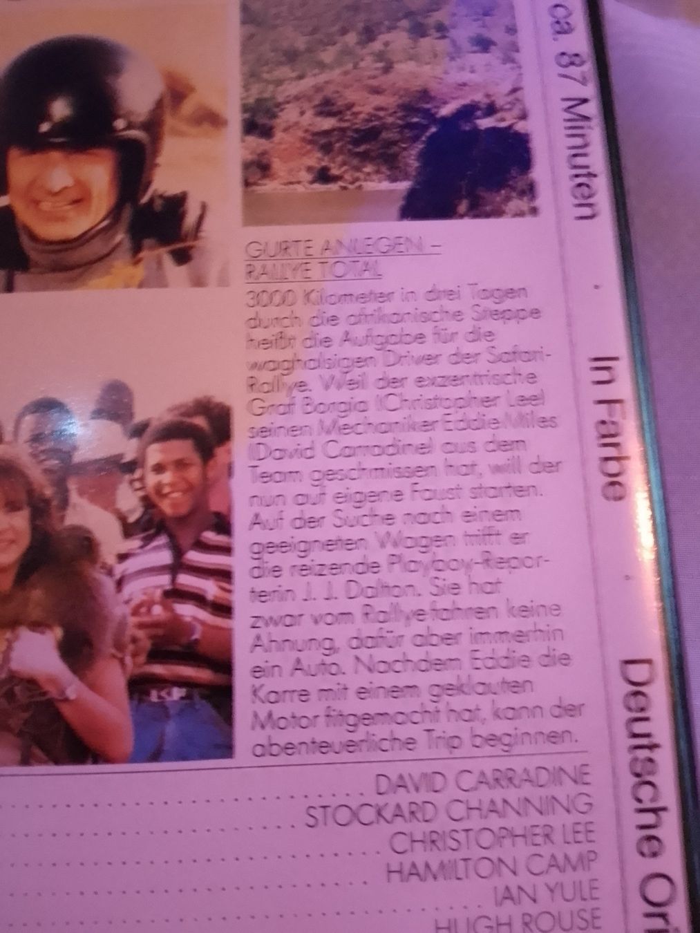 Tutti i VHS: Safari 3000 mit Christopher Lee + David Carradine VHS – Usato da Remetschwil venduto da Privatflohmi 2