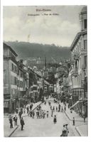 Biel - Bienne (BE) Nidaugasse - Rue de Nidau -belebt - 1911