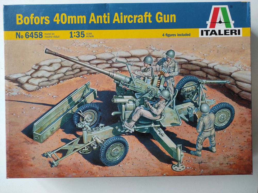 Bofors 40mm FlaK der britischen Armee, WWII von Italeri 1/35 | Kaufen ...