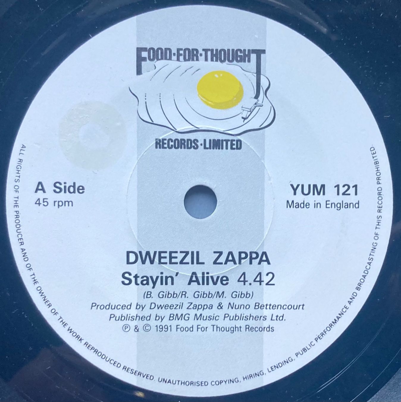 Vinyles: DWEEZIL ZAPPA - STAYIN' ALIVE – D'occasion à Poliez-Pittet par Newtown-Records 2